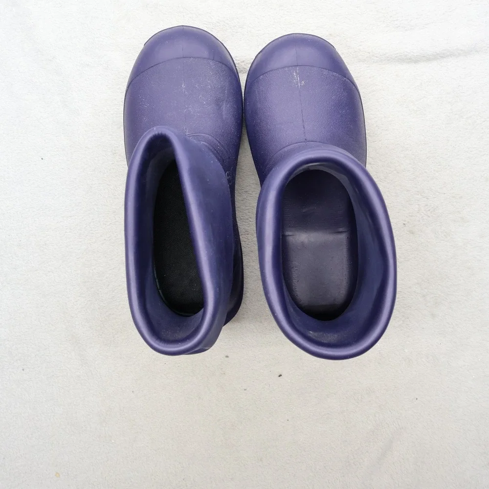 Tingley Profile Unisex M7 W9 Rain Boots Blue Waterproof Pull On Slip Resistant
